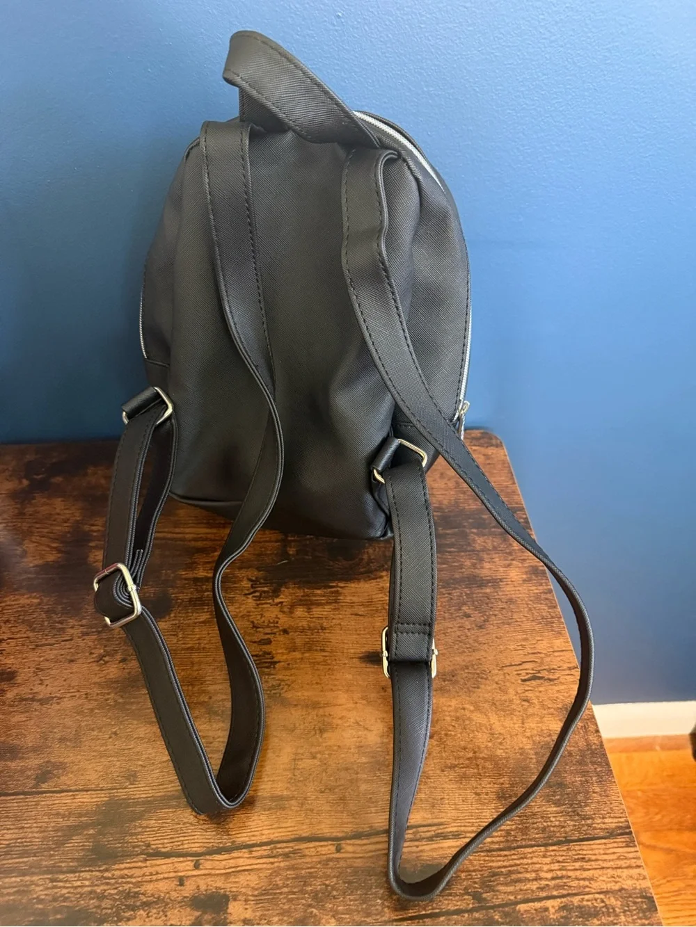 Marc Tetro Boston Terrier Dog Black Mini Backpack